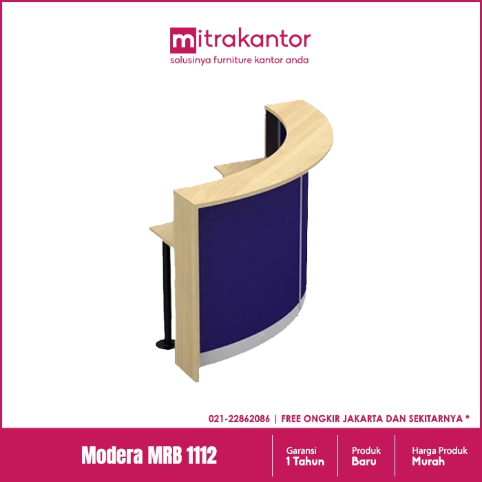 Meja Resepsionis Modera MRB 1112 | Meja Kerja Kantor Resepsionis | Mitra Kantor