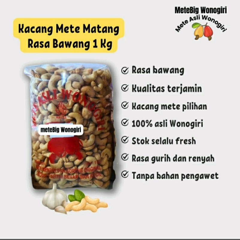 

Kacang mede matang goreng 250gram 500gram 1kg super ready all Varian harga mete mentah kering mente wonogiri