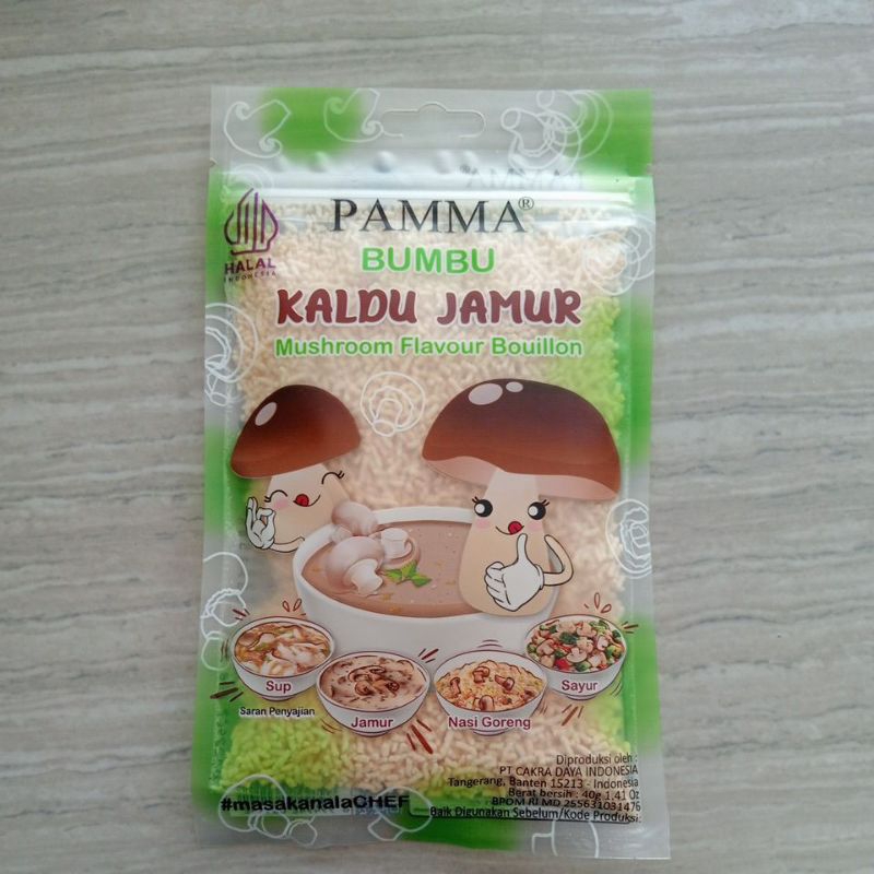 

PAMMA Kaldu Jamur 40g Kecil