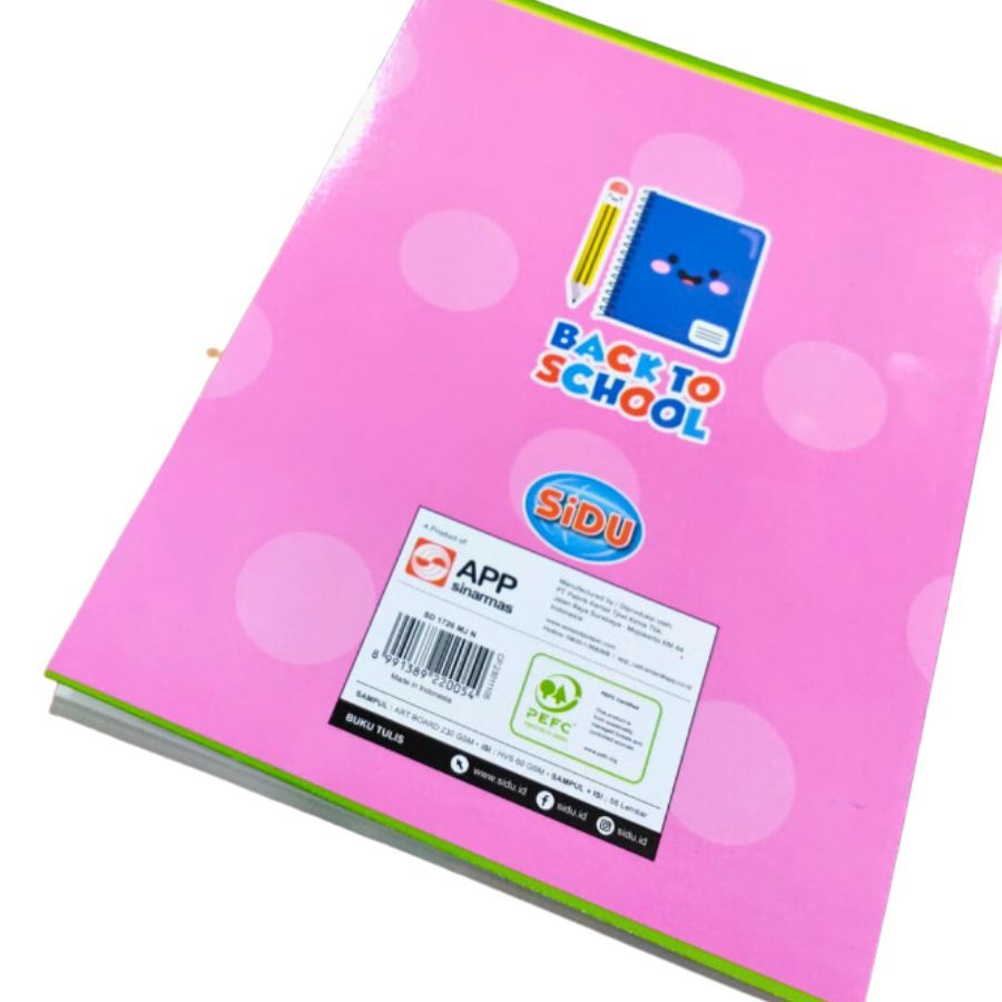 

RB Buku Tulis Sekolah SIDU 58 Lembar Isi 10 per Pack