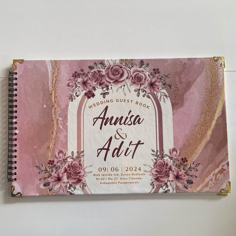 

Guest Book Buku Tamu Pernikahan PREMIUM