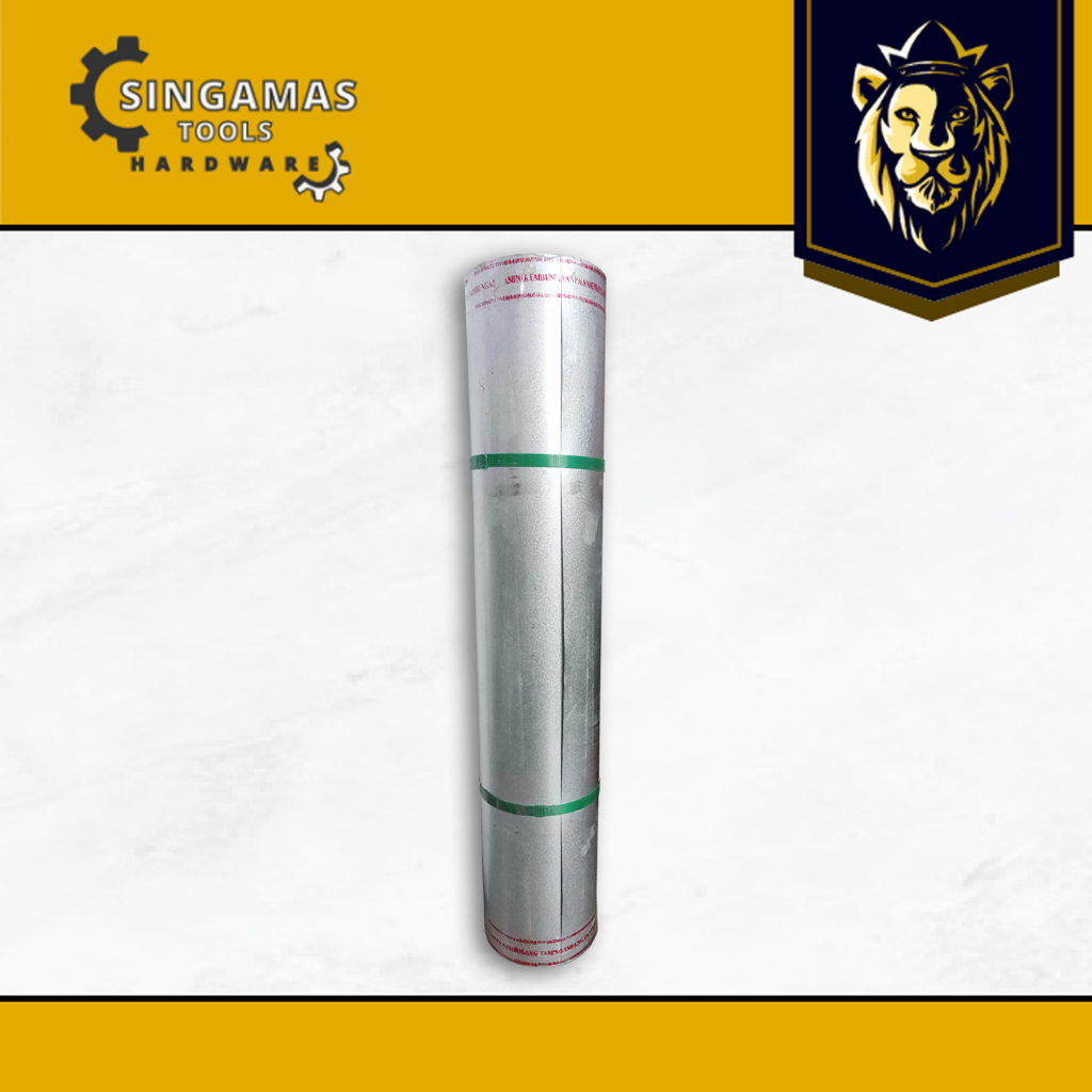 GAJAH TANGGUH Seng Plat Talang 0,2mm x 90cm - per Roll