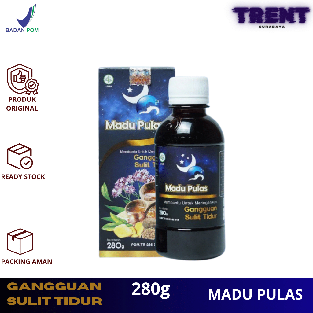 

Madu Pulas Membantu Mengatasi Ganguan Susah Tidur 280g Tidur Nyenyak