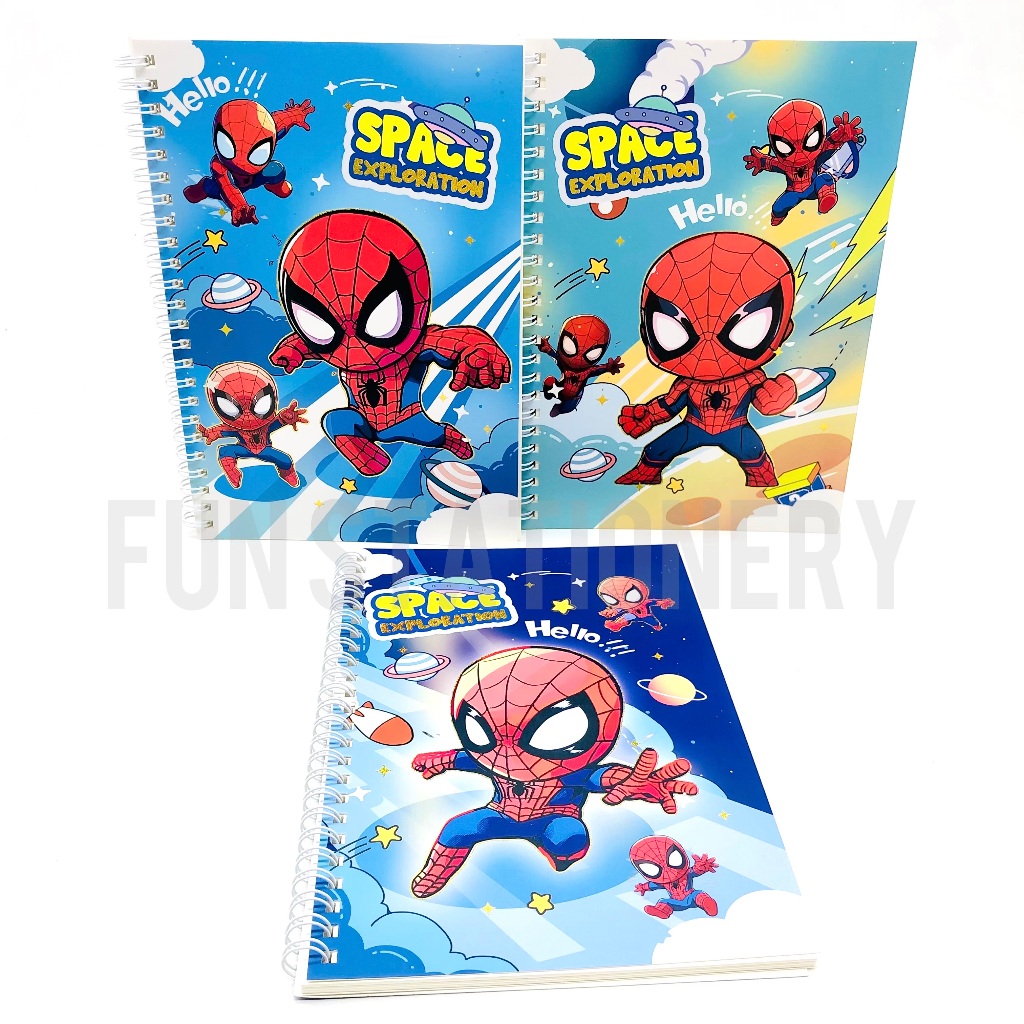 

(A5) NOTEBOOK SPIRAL 2121-84 SPIDERMAN (40 LEMBAR) / BUKU TULIS CATATAN