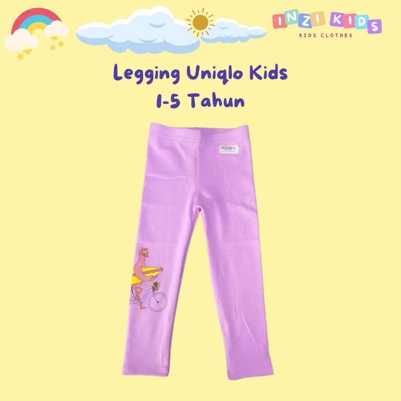 Celana Legging uniqlo kids cewe 1 - 5 Tahun