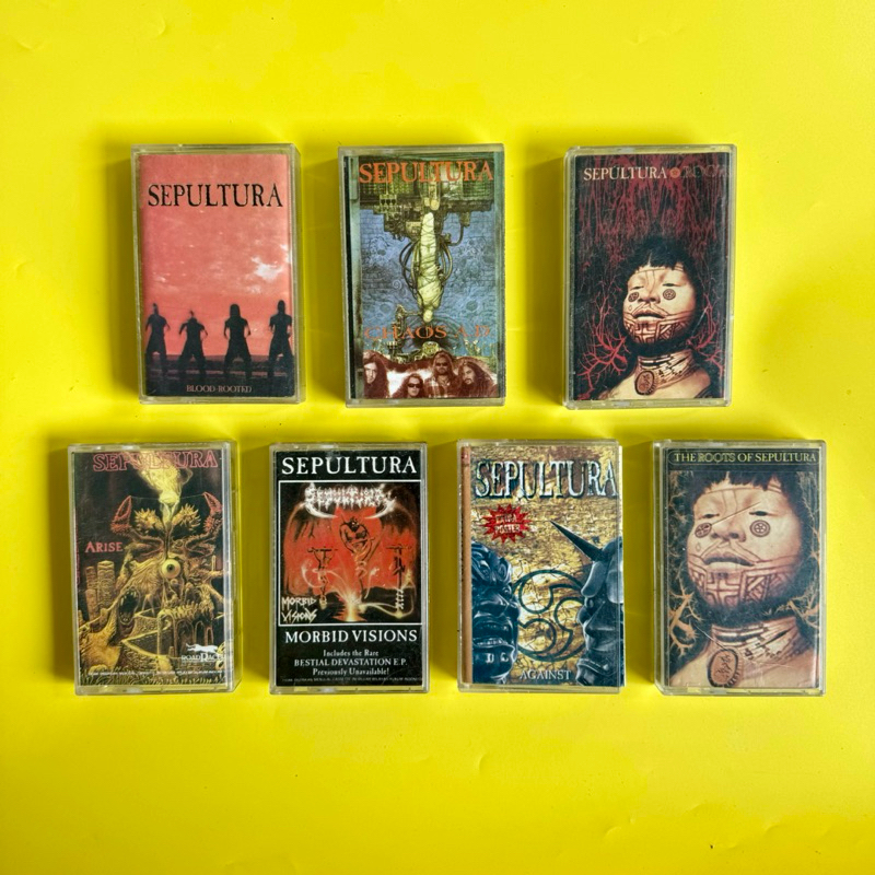 Kaset Pita / Tape / Walkman Sepultura Original 100% Berfungsi / Tested Indonesia Luar Campur