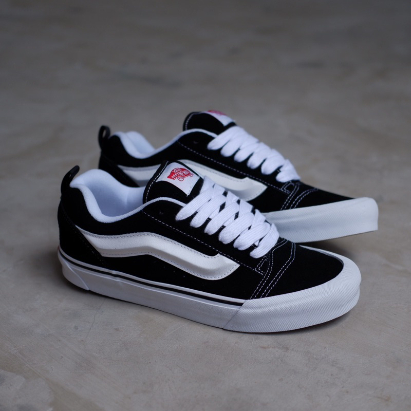 Sepatu Vans Vault UA Knu-Skool VR3 Lx Imran Potato Black White Vans Knu Skool Vans Knu Black White