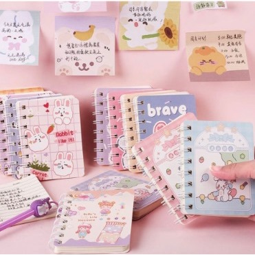 

A7 Cute Mini Book / Girly Notepad Portable Small Diary / Buku Catatan Mini