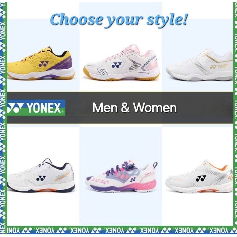 ORI Yonex Woman Shoes Pink Series Sepatu badminton Pria & Wanita