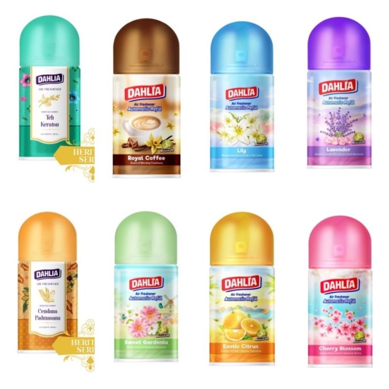 Dahlia Air Freshener Refill Matic Isi Ulang Pengharum Pewangi Ruangan Rumah Otomatis