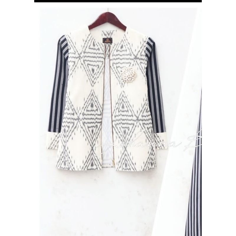 BLUS TENUN KOMBINASI TENUN LURIK