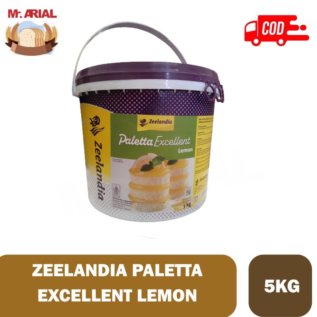 

Zeelandia Paletta Excellent Rasa Lemon 5 Kg / Zeelandia / Selai / Filling Rasa lemon 5 Kg