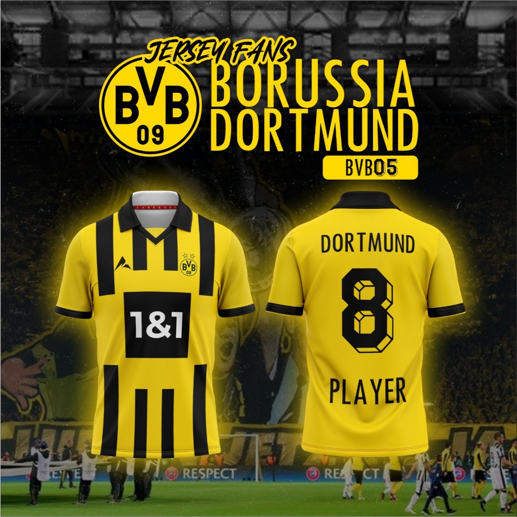 Jersey Fans Borussia Dortmund 2024 full printing BVB-05