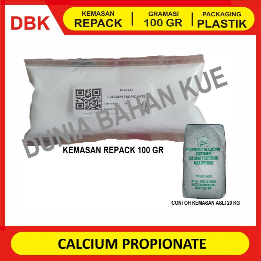 

CALCIUM PROPIONATE POWDER FOOD GRADE ex. CANADA. || 100 GR