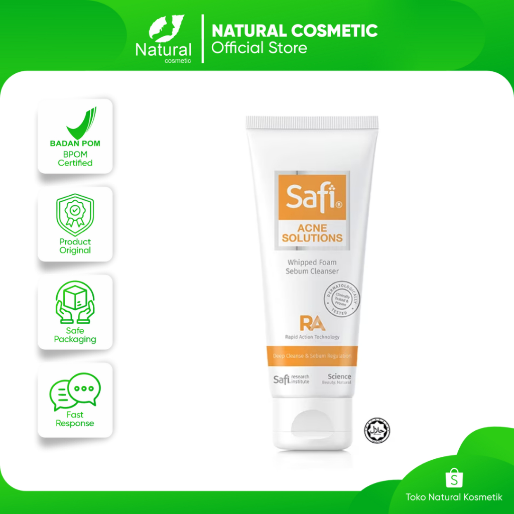 Safi Acne Solution Whipped Foam Sebum Cleanser 100g