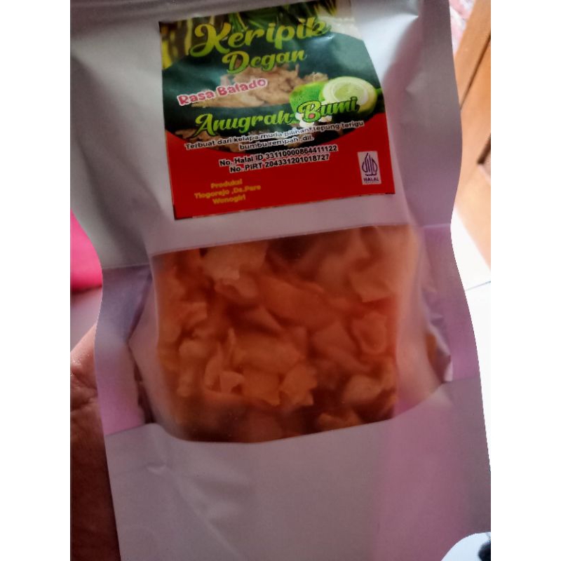 

kripik degan Wonogiri,sangat lezattt kriuk..100 gr