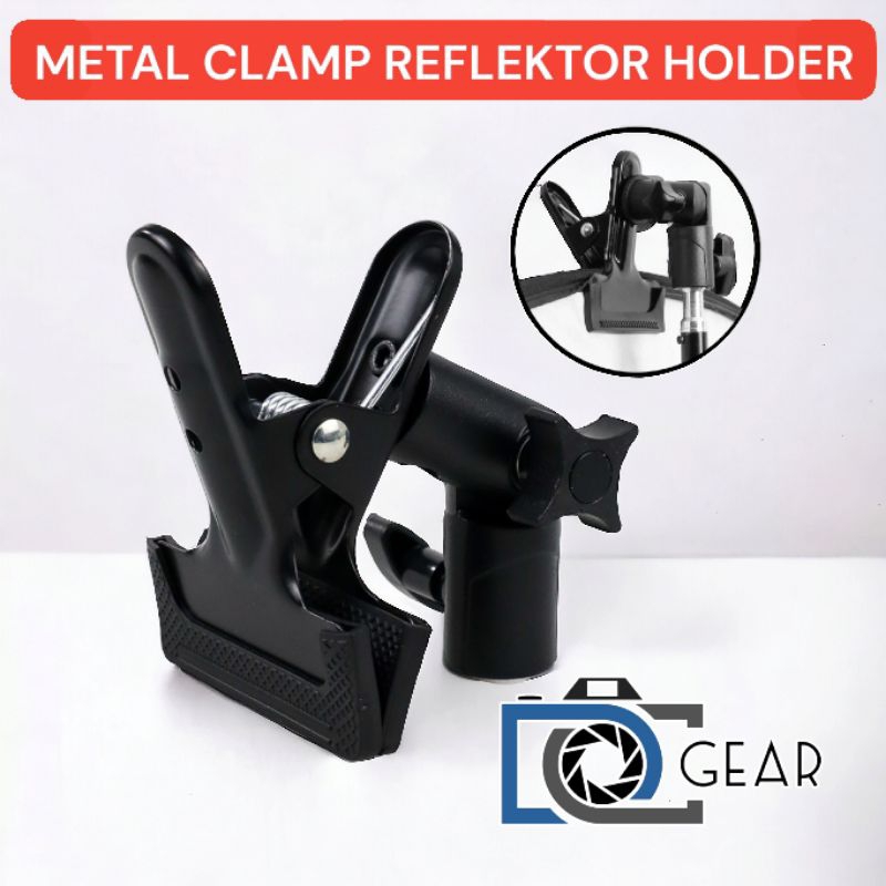 Metal Clamp Reflektor Klip Holder