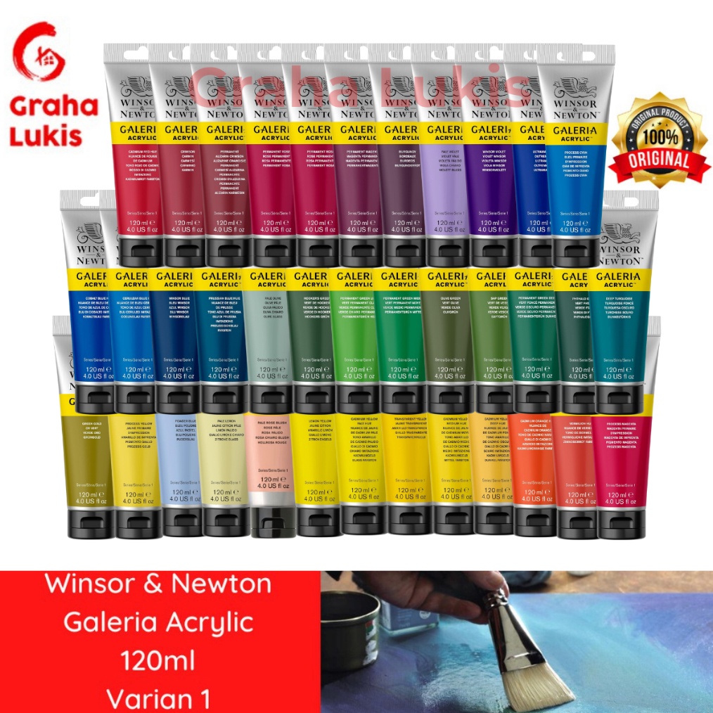 

KODE R7Z Galeria Acrylic Winsor Newton 12ml Varian 1 Cat Akrilik 12 ml