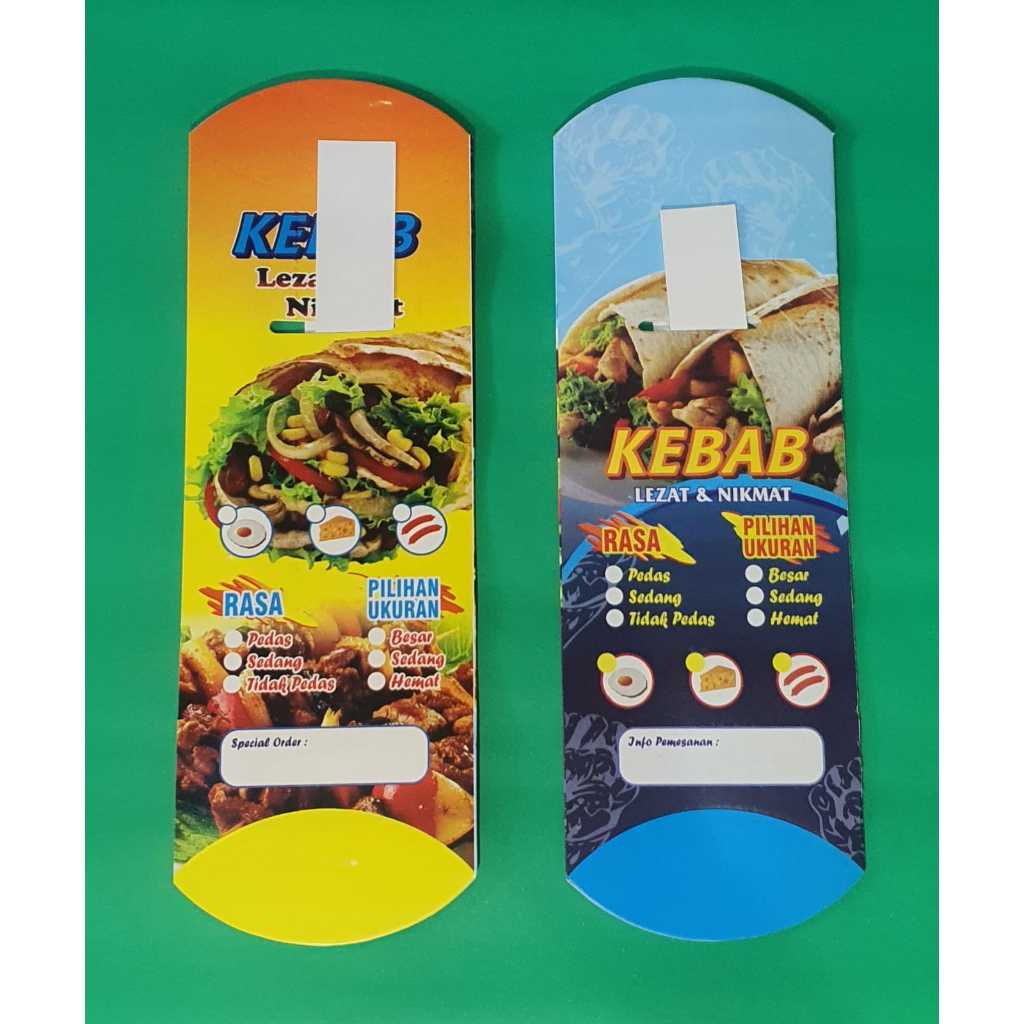BISA COD KEMASAN KEBAB KEMASAN KEBAB 50 LEMBAR KERTAS KEBAB TARIKAN UKURAN 24 × 9,2 BERKUALITAS TERB