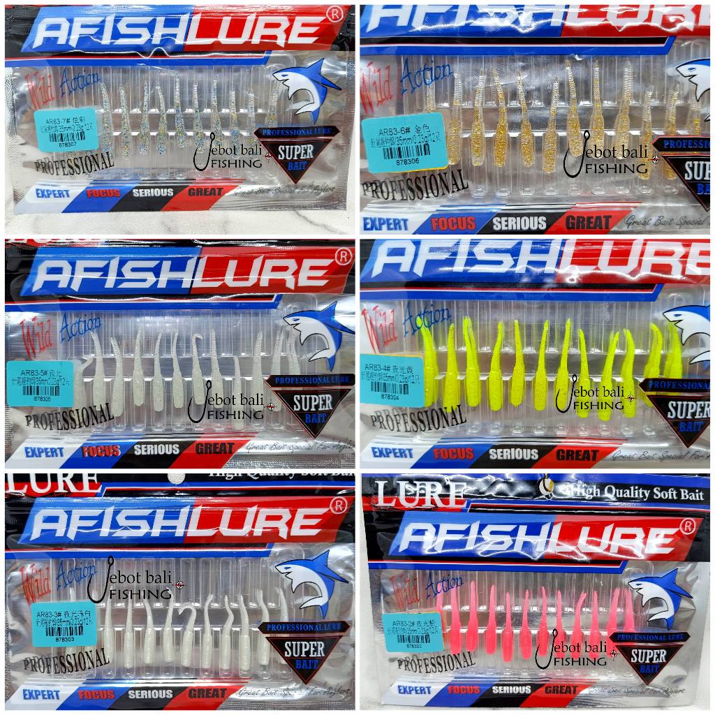 Softlure Afishlure AR83 Ajing - Umpan Pancing Casting UL Ajing Game