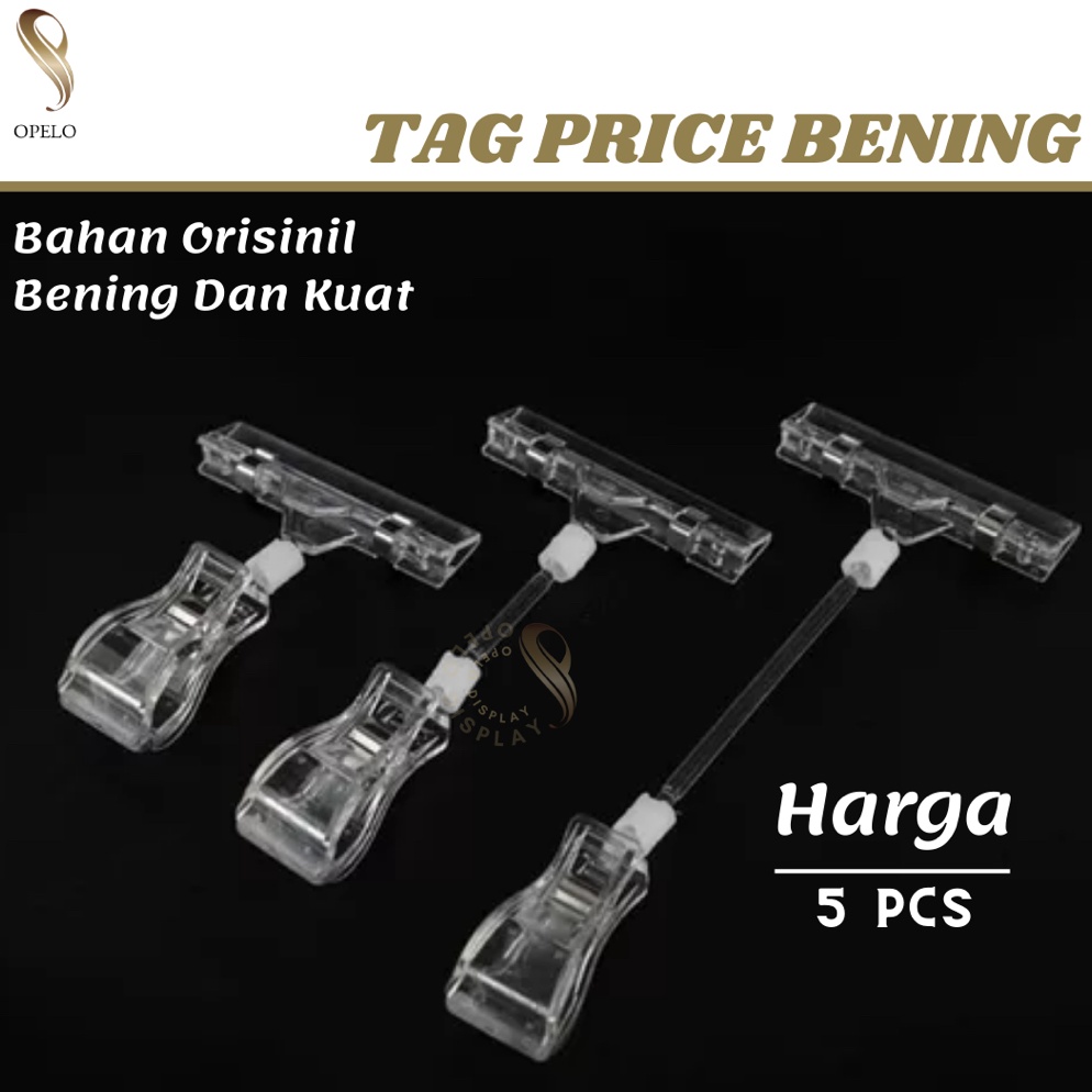 

KODE P82F 5 PCS TAG PRICE HOLDER BENING JEPIT HARGA CLEAR JEMPOL HARGA BENING JEPITAN KERTAS PROMO TRANSPARAN