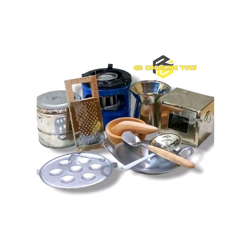 ALAT MASAK TRADISIONAL| MAINAN MASAK-MASAKAN| MINIATUR ALAT MASAK PAKET OVEN 3