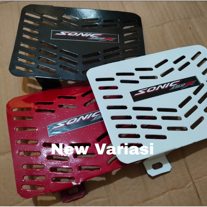 Cover Tutup Radiator Sonic Bahan Tebal / Cover Tutup Radiator Sonic 150R Variasi / Cover Tutup Radia