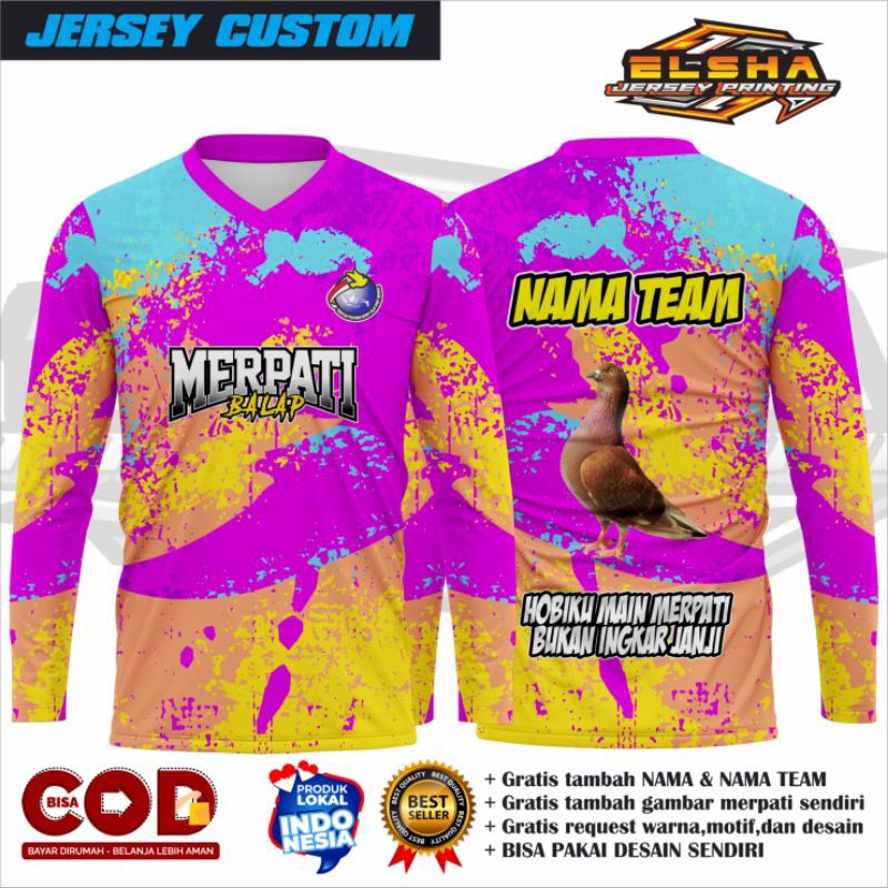 JERSEY MERPATI/JERSEY MERPATI BALAP/JERSEY MERPATI BALAP BEBAS REQUEST DESAIN SUKA SUKA/JERSEY MERPA