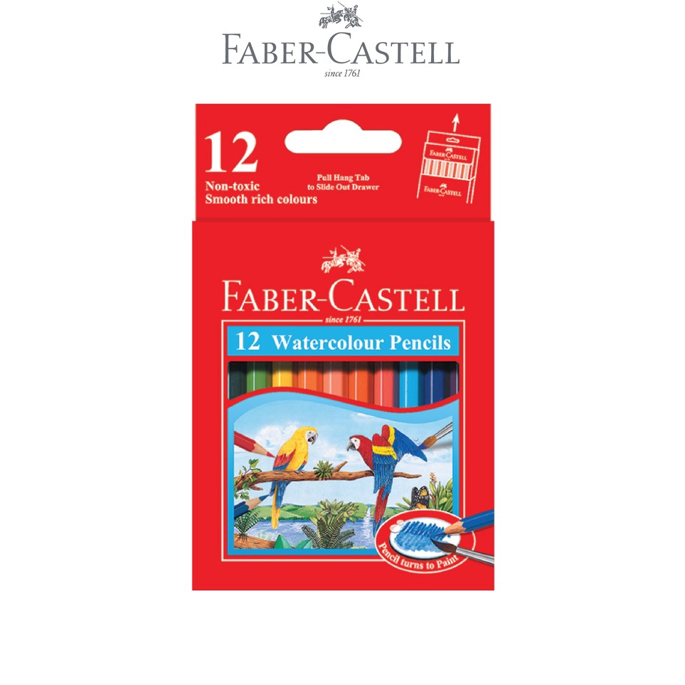 

KODE O88B FaberCastell Watercolour Pencils 12S