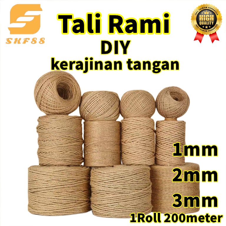 

KODE F3T7 TALI RAMI 123mm 1roll 2meter TALI GONI tali karung