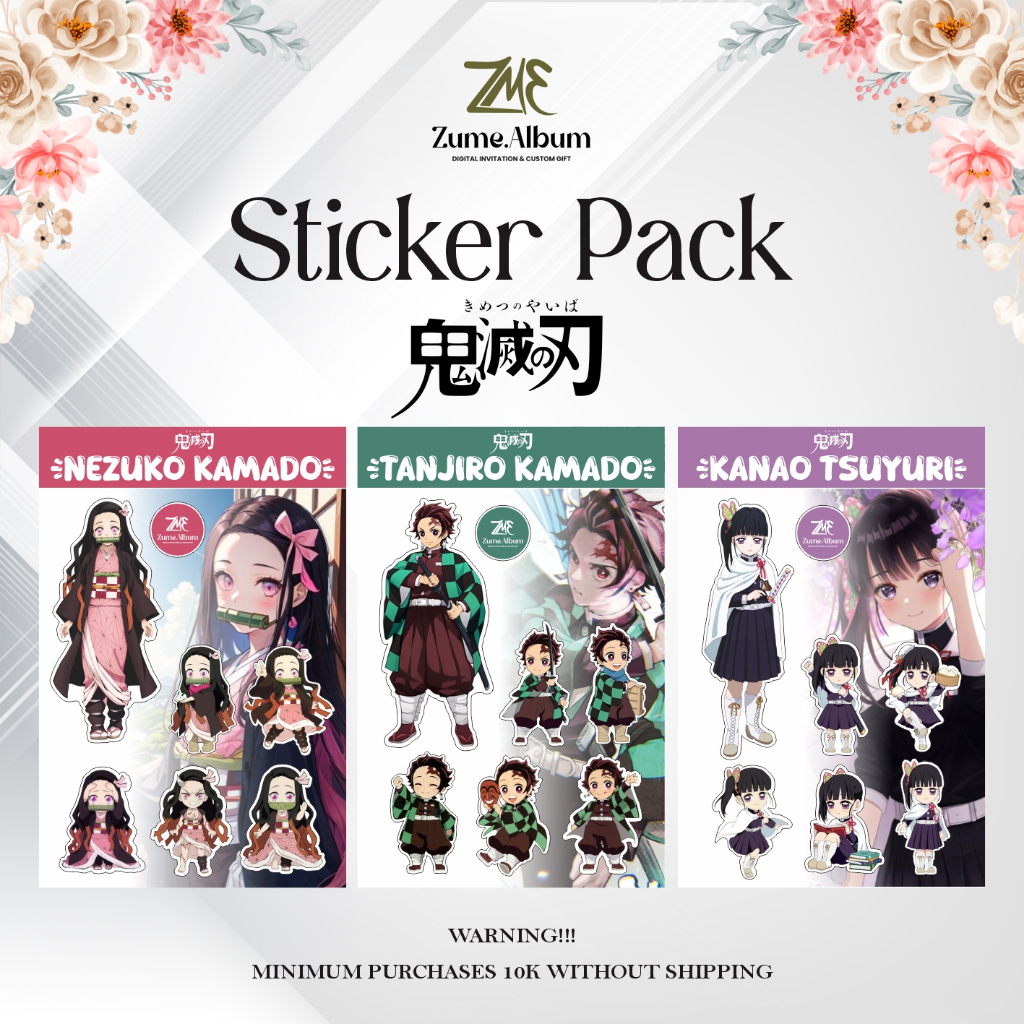 

[ZME] - Sticker Pack Anime Kimetsu No Yaiba Series • Sticker Anime • Sticker Pack Cute • Sticker Pack Aesthetic • Kimetsu No Yaiba