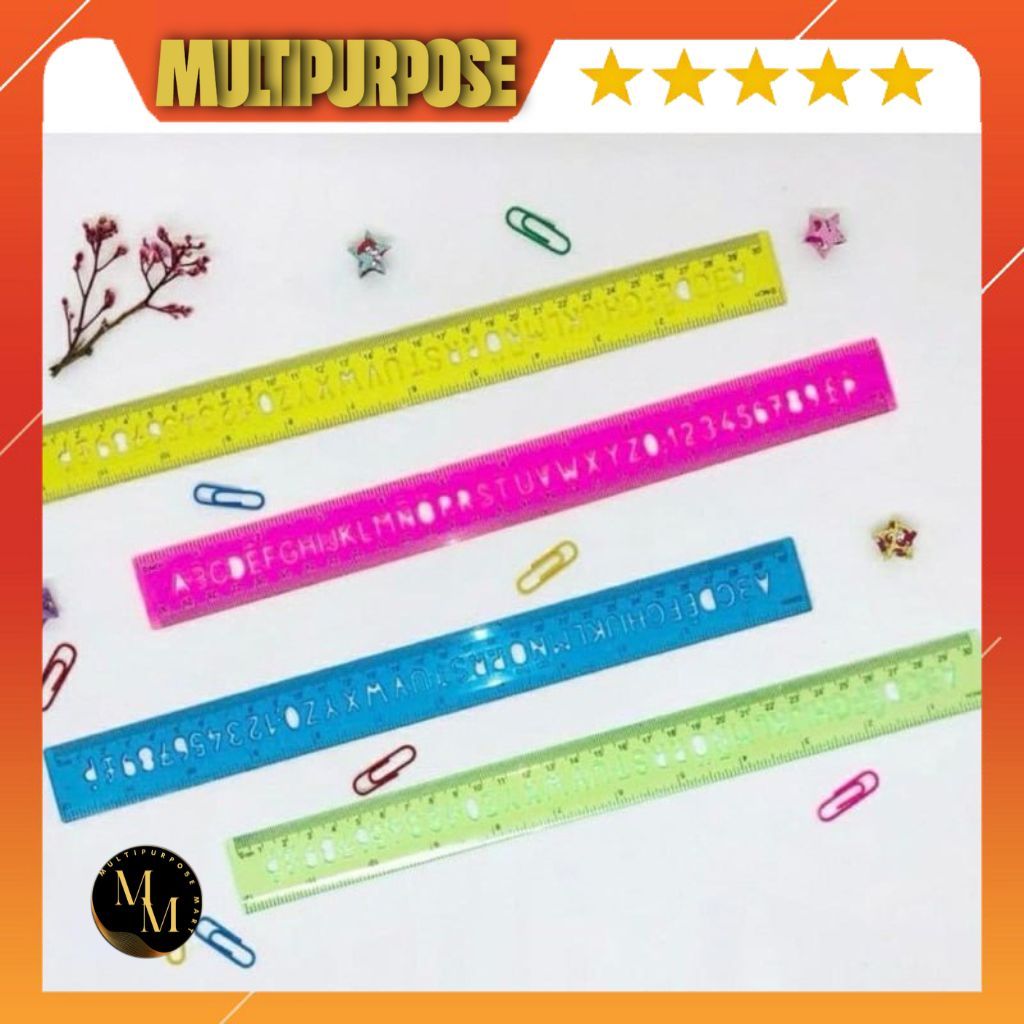 

PENGGARIS / RULER / GARISAN 30 CM ABJAD