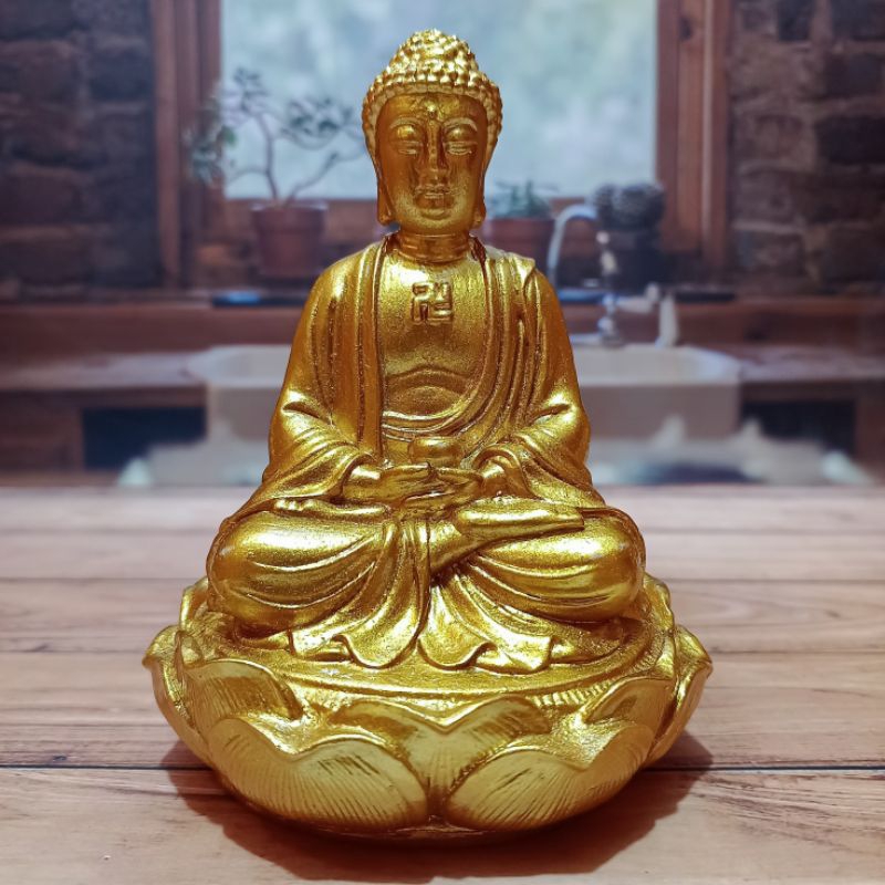 Patung Buddha Sakyamuni 15cm / Patung Buddha / Miniatur Patung Buddha / Buddha Siddharta