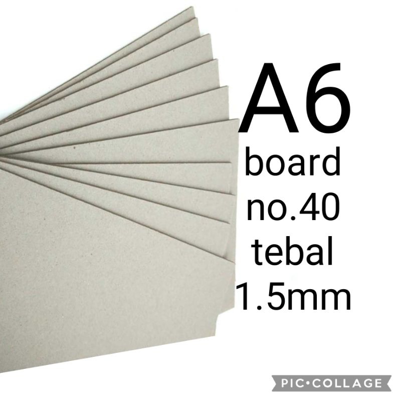 

Karton board / grey board no.40 A6 14.8x10.5cm