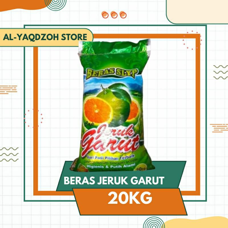 

Beras Premium | Cap Jeruk Garut 20Kg | ASLI 100%