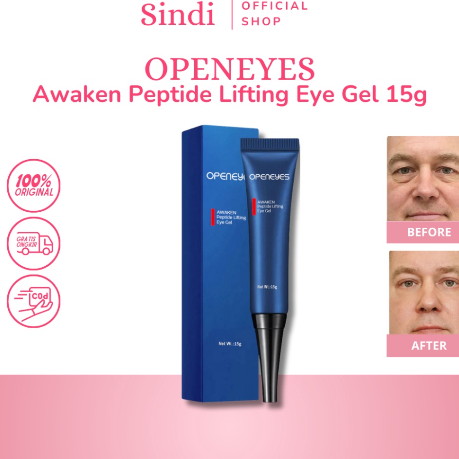 READY STOK OPENEYES SERUM GEL MATA ANTI KERIPUT OPEAEYESEAST MOON