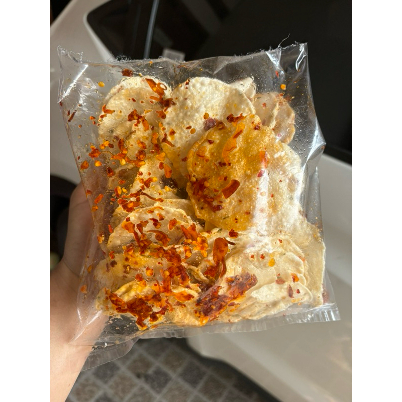

karupuak lado masik (kerupuk kamang)