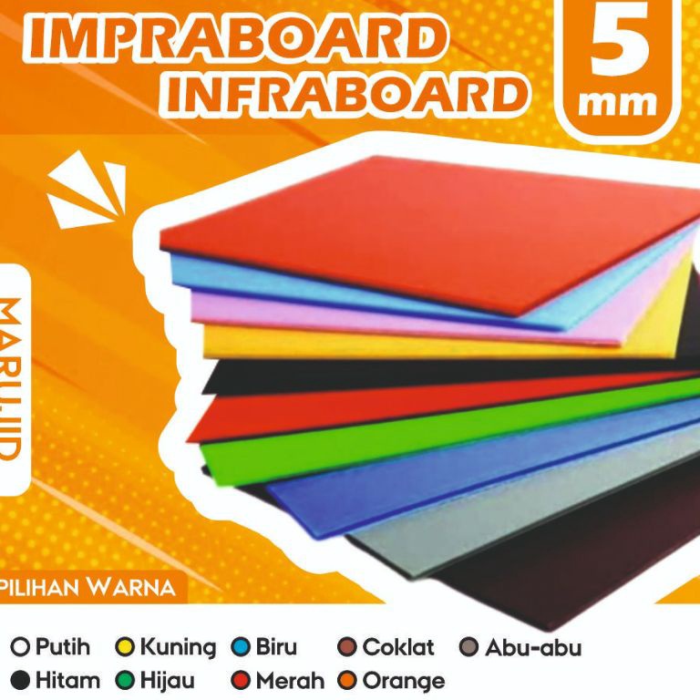 

KODE D78B INFRABOARD IMPRABOARD 5X1cm 1X5cm Tebal 5mm PP BOARD