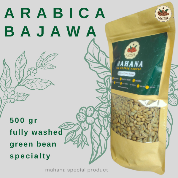 

Green Bean Arabica Coffee – Bajawa Origin (Flores) 500 grams Pack