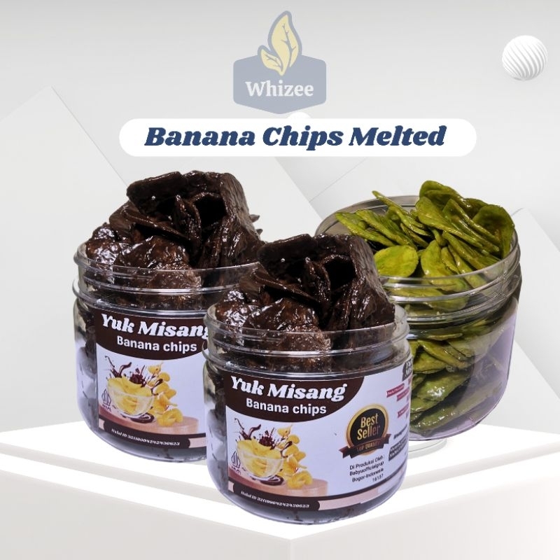 

400ml-KERIPIK PISANG COKLAT LUMER ANEKA RASA | KRIPIK PISANG COKLAT MELTED TOPLES 400ML