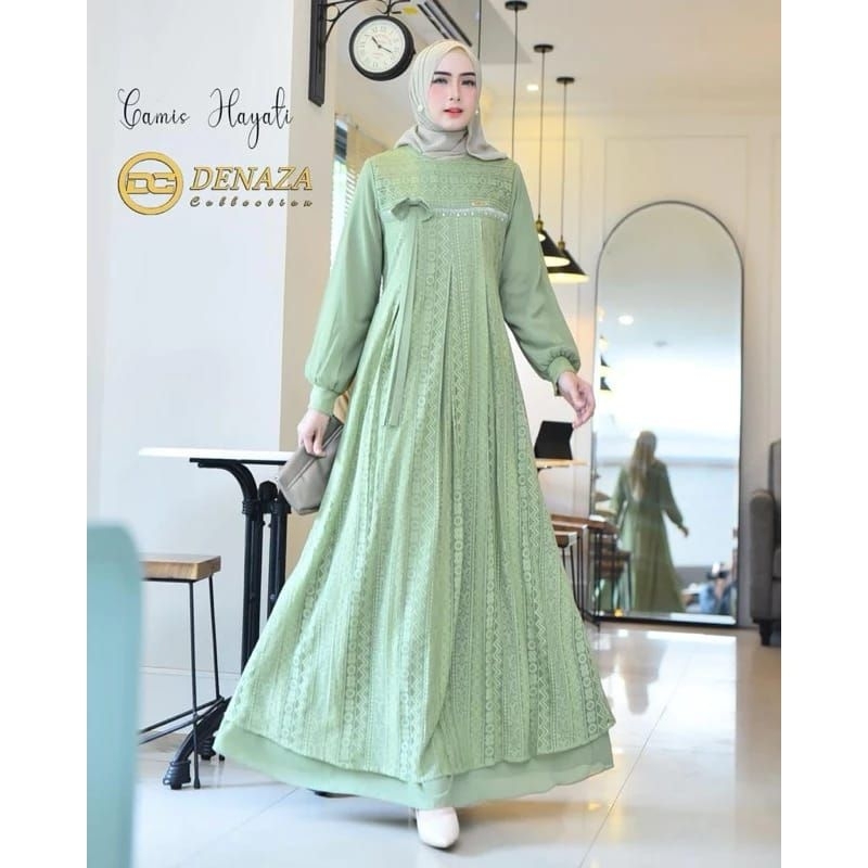 Gamis Hayati Hijab Model Terbaru Anggun Dan Elegan Gamis Wanita Lebaran Gaun Muslimah