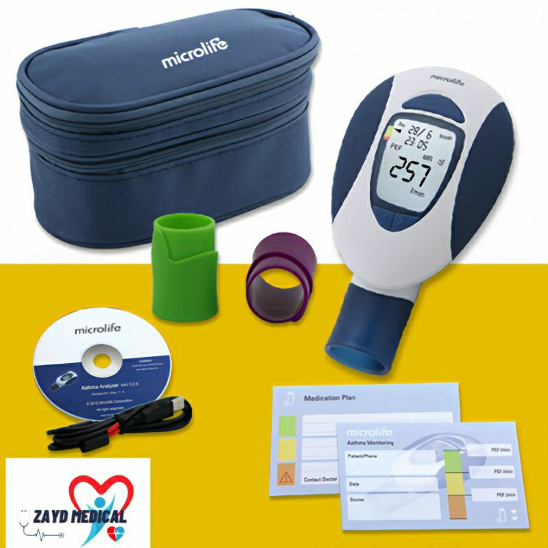 PEAK FLOW METER MICROLIFE / ASTHMA MONITOR PEAK FLOW METER