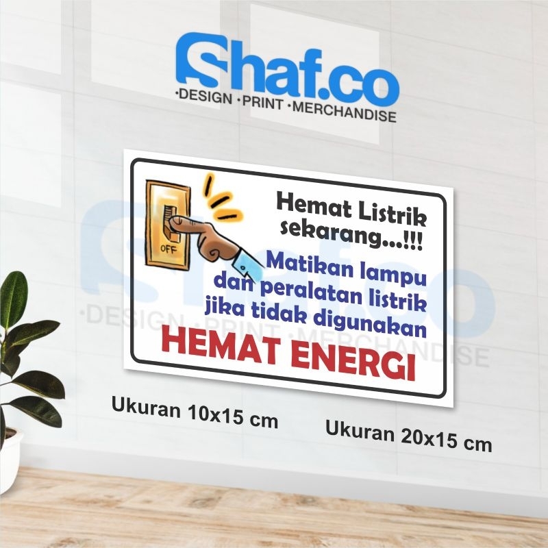 

STIKER HEMAT LISTRIK SEKARANG KEREN