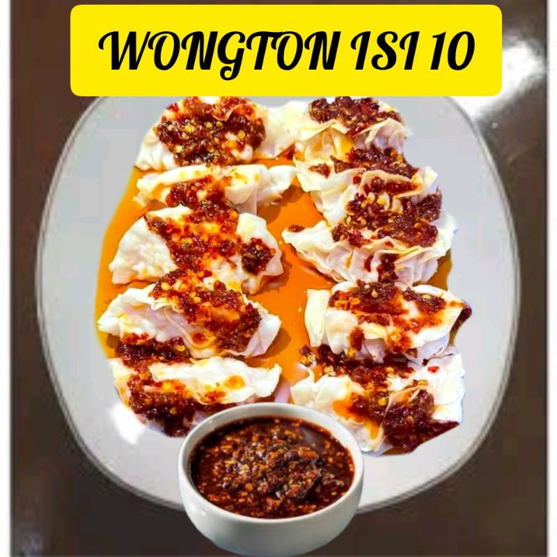 

WONGTON ISI 10 DENGAN CHILI OIL