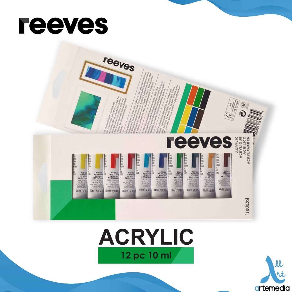 

KODE V28T Reeves Acrylic Paint Tube Set