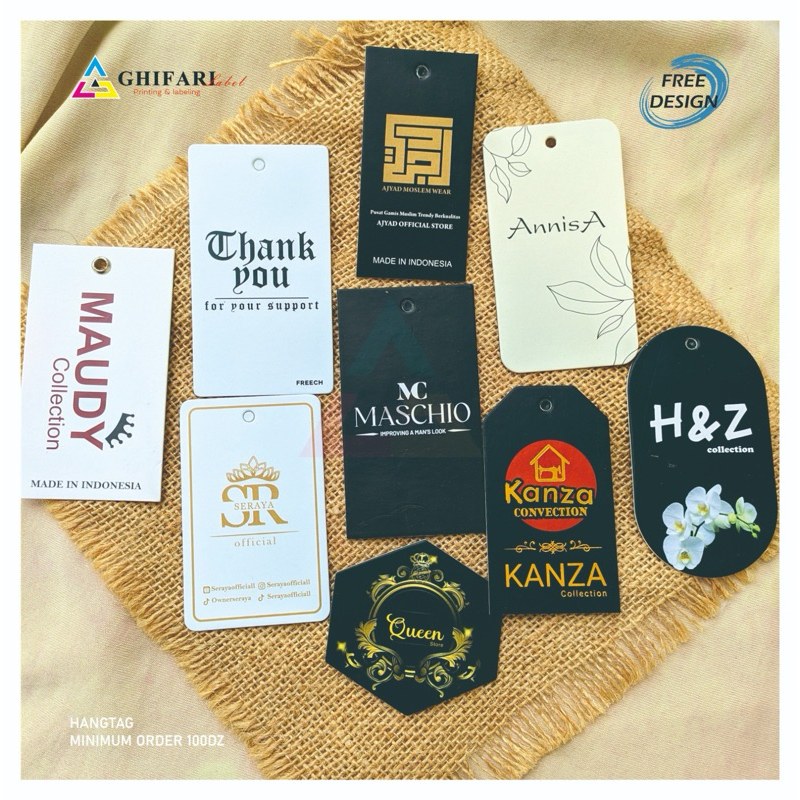

hang tag / hangtg tebal / hang tag custom / hangtag baju / hang tag thank you