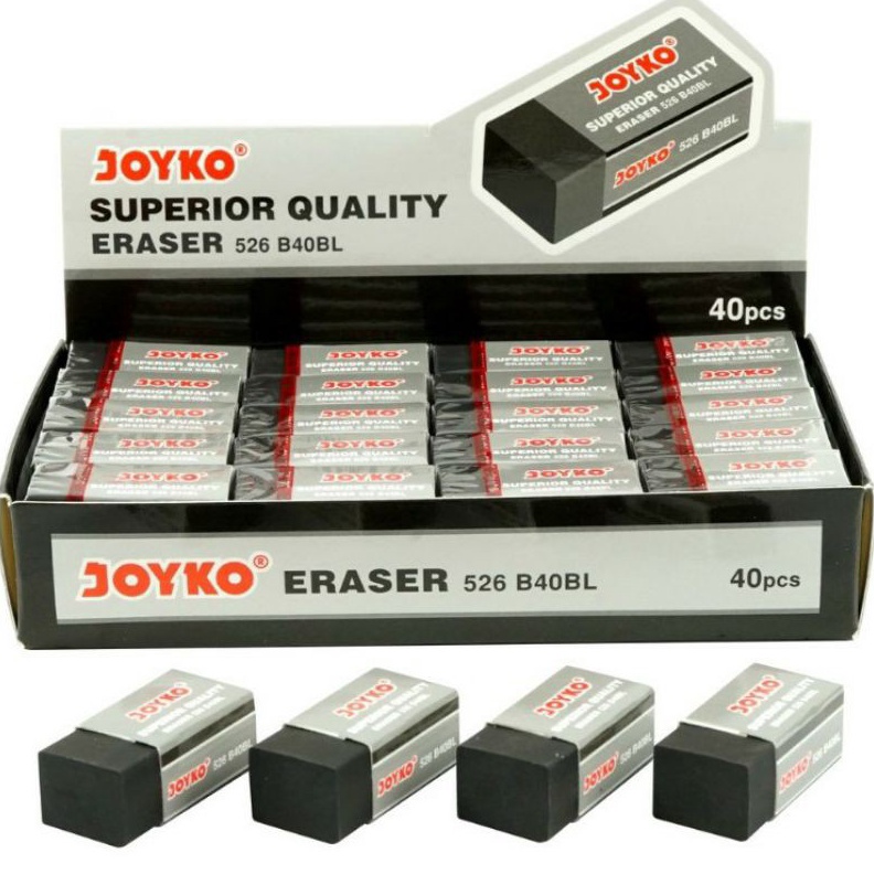 

KODE O57C Penghapus Pencil Joyko Hitam 526 B5BLHarga tertera 1 pack isi 4