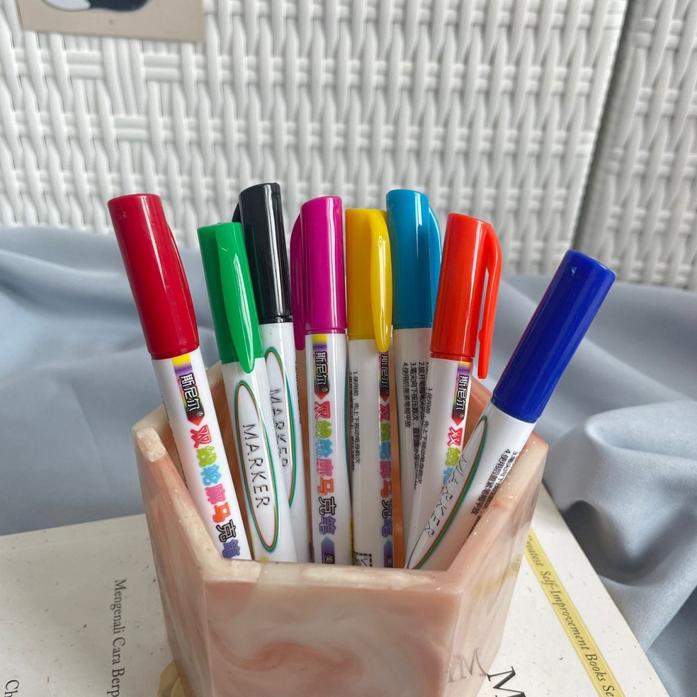 

KODE I95O STABILO GLITER 1 SET ISI 8 PCS LENGKAP WARNA TINTA GLITTER UNIK IMPORT HIGHLIGHTER SPIDOL UNIQUE HARGA TERJANGKAU READY GROSIR COD