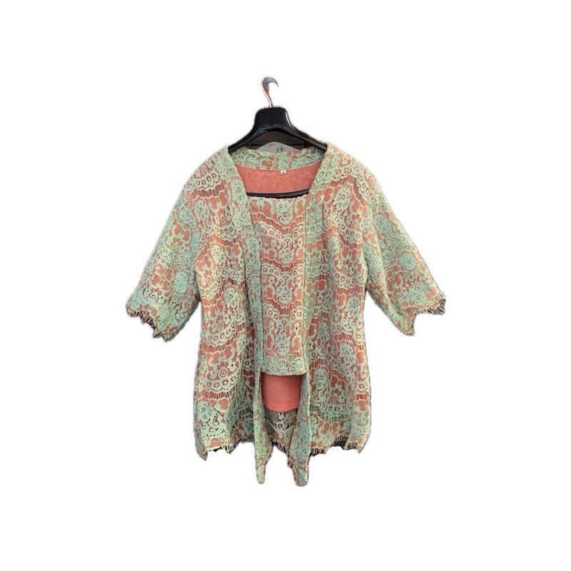 Preloved Kebaya Kutubaru lengan pendek