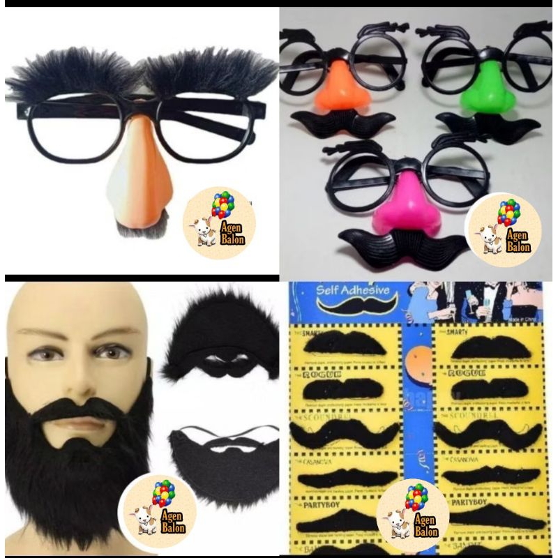 Kumis Mainan Kumis Palsu Jambang Palsu